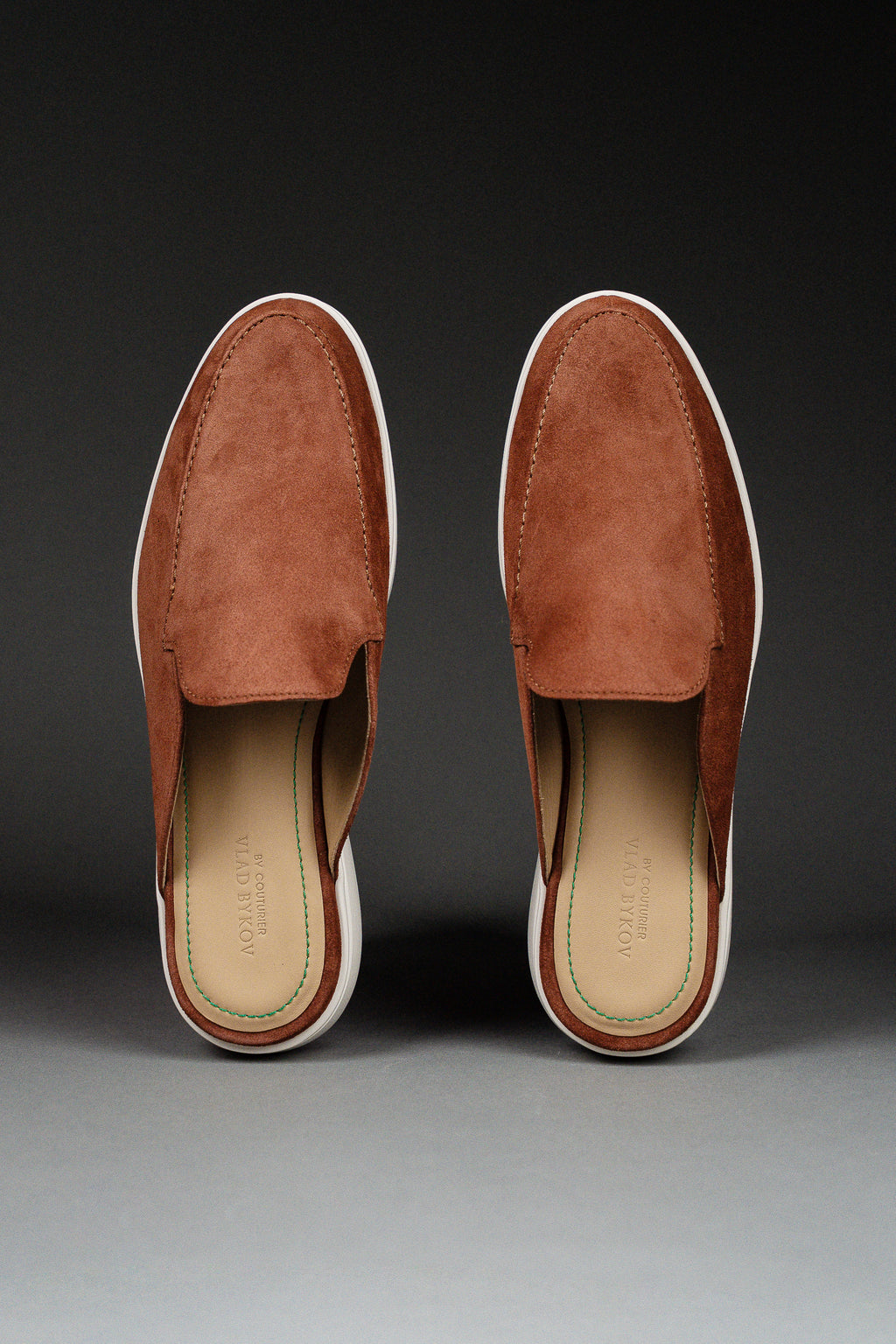 Мюли из мягкой итальянской замши 