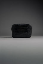 Сумка кросс-боди из глянцевого крокодила 