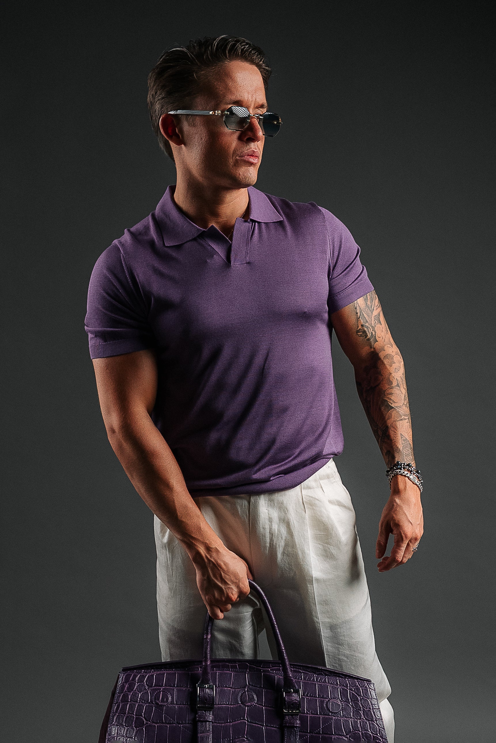 Поло из премиального шёлка