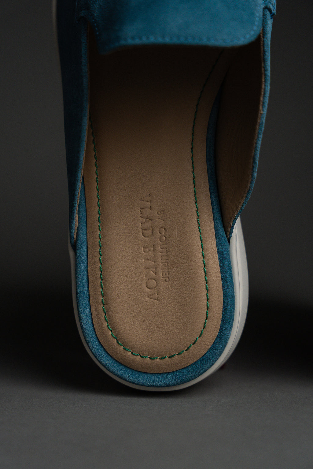 Мюли из Мягкой Итальянской Замши&nbsp;