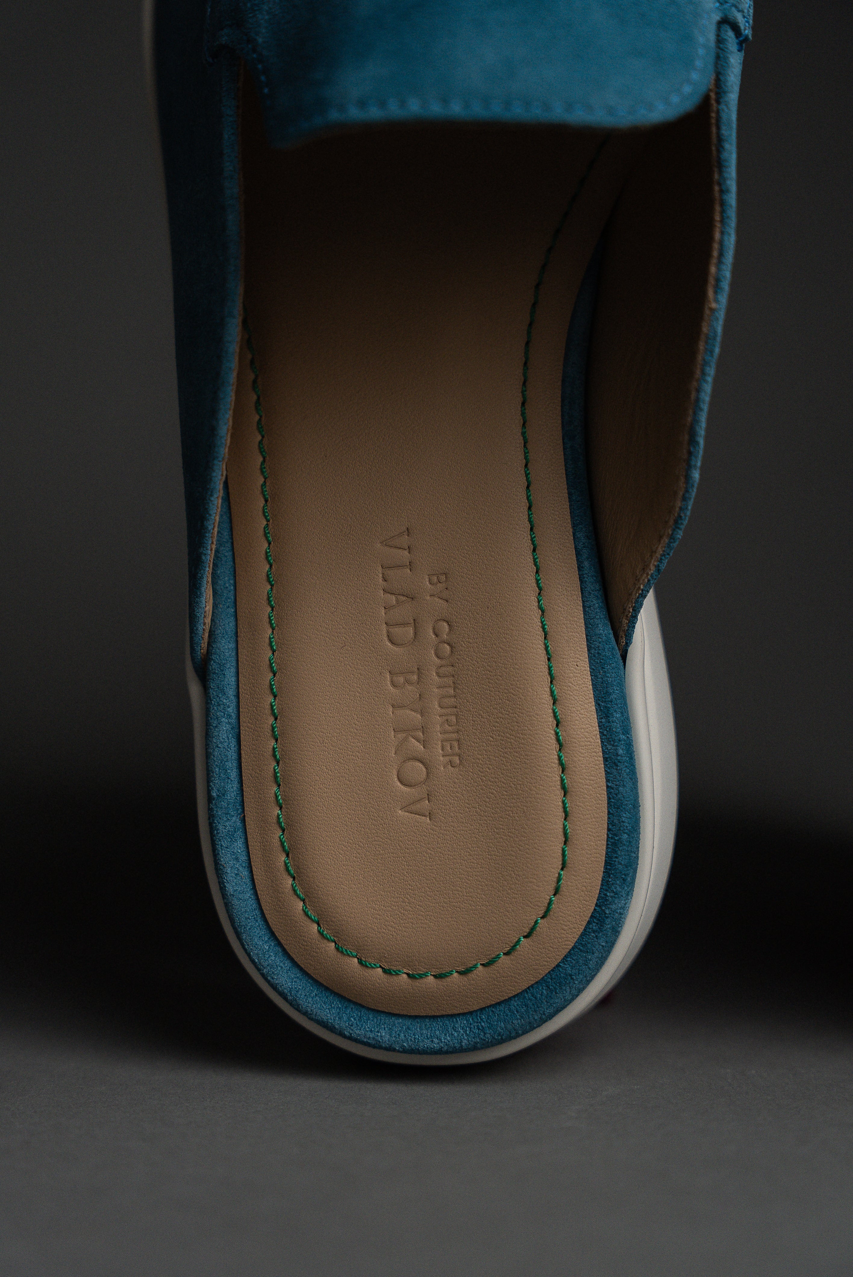 Мюли из Мягкой Итальянской Замши&nbsp;