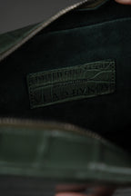 Сумка кросс-боди из глянцевого крокодила 