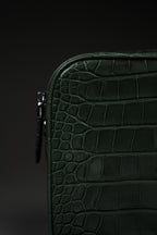 Сумка кросс-боди из глянцевого крокодила 