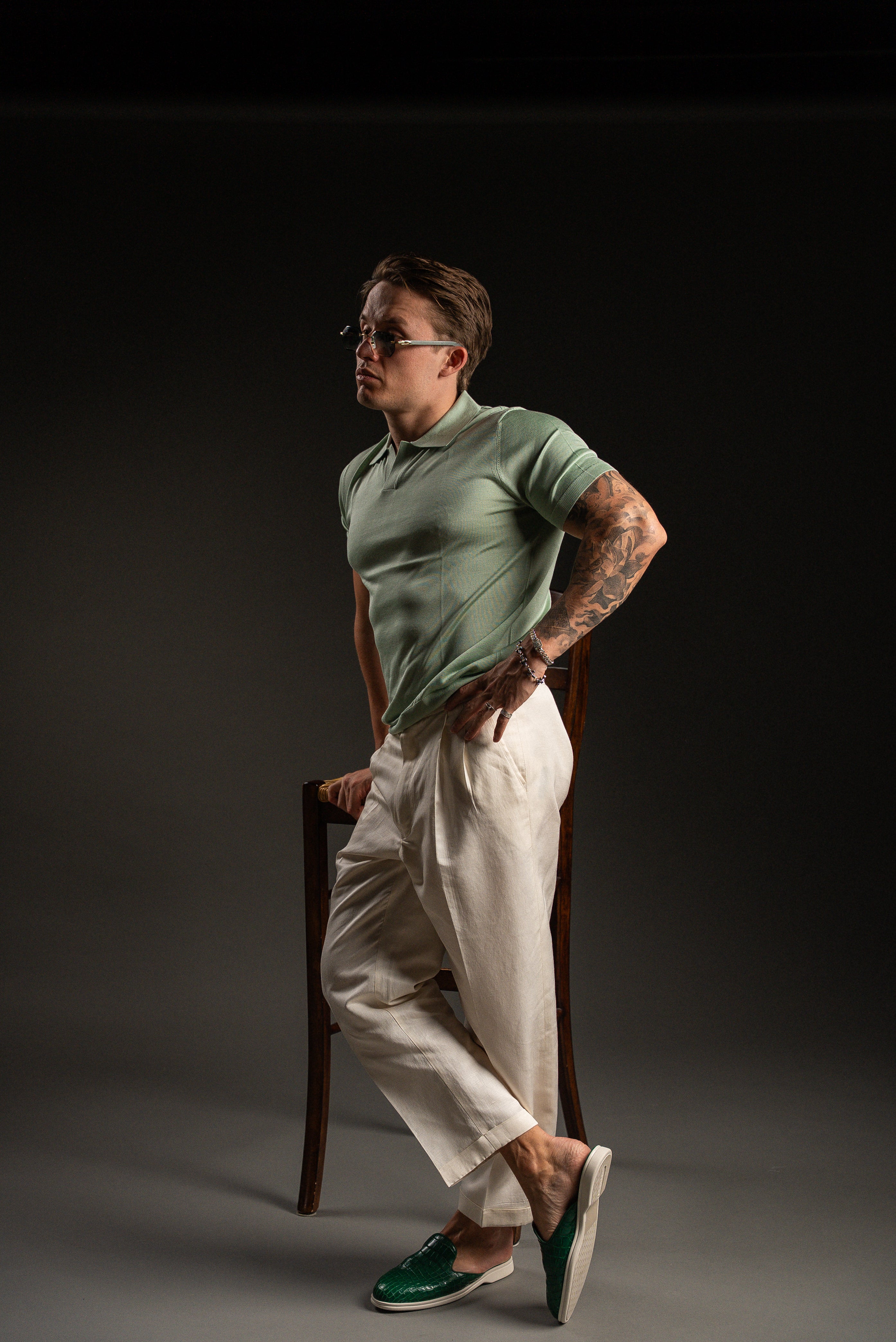 Поло из премиального шёлка